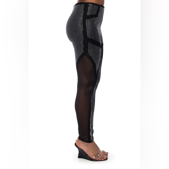 Galactic World Embellished Mesh Top & Panel Legging - Picture 5 of 13